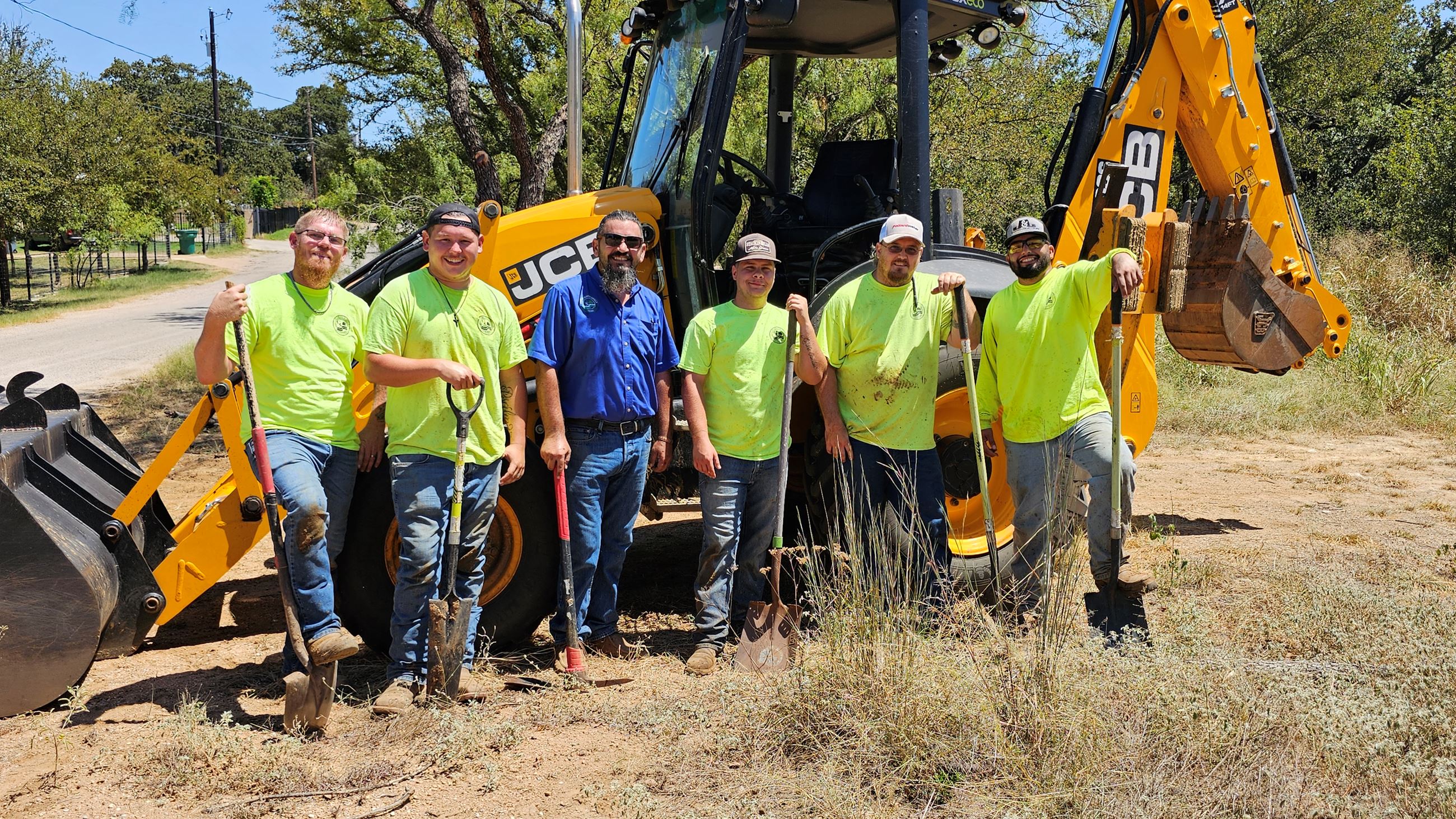 Utility Crew On Site